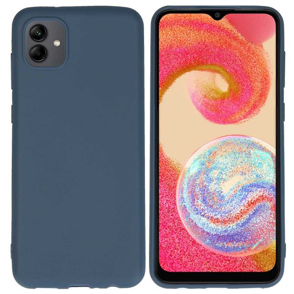 imoshion Coque Couleur Samsung Galaxy A04 - Bleu foncé