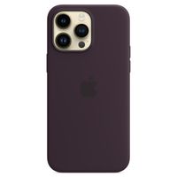 Apple Coque en silicone MagSafe Apple iPhone 14 Pro Max - Elderberry