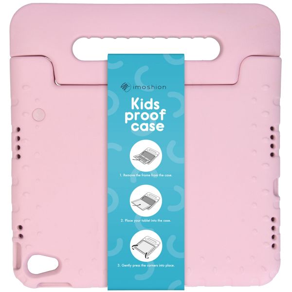 imoshion Coque kidsproof avec poignée iPad 10 (2022) 10.9 pouces - Rose clair