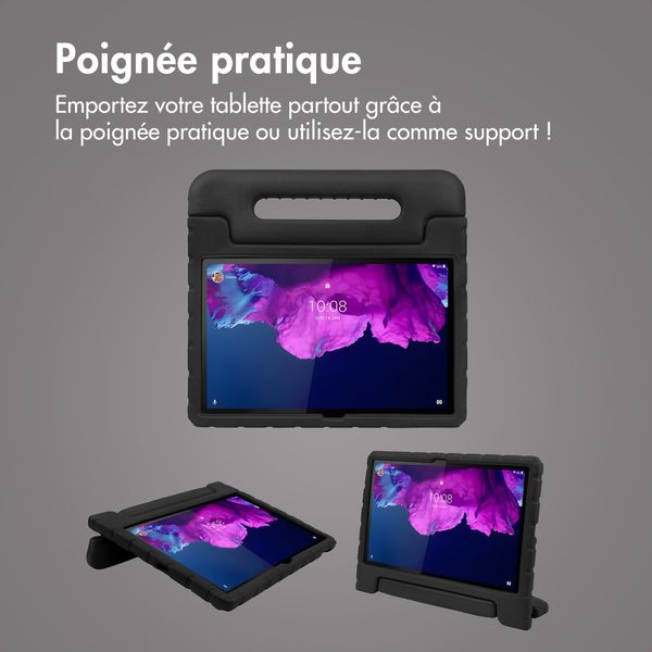 imoshion Coque kidsproof avec poignée Lenovo Tab P11 / P11 Plus - Noir