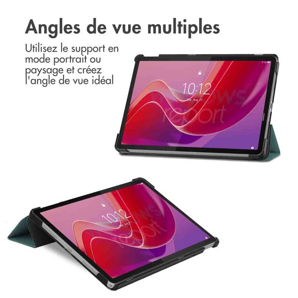 imoshion Coque tablette rigide Trifold Lenovo Tab M11 - Vert