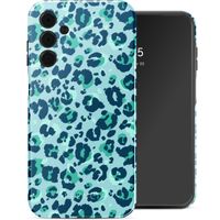 Selencia Coque arrière Vivid Tough Samsung Galaxy A15 - Wild Spots Light Blue