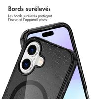 imoshion Coque Pailletée avec MagSafe Apple iPhone 17 - Noir