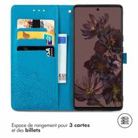 imoshion Etui de téléphone portefeuille Mandala Google Pixel 7 Pro - Turquoise