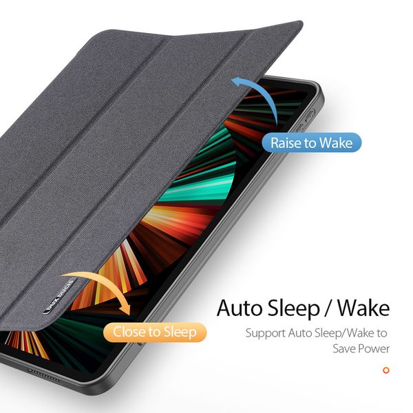 Dux Ducis Coque tablette Domo Apple iPad Pro 12.9 (2022) / Pro 12.9 (2021) / Pro 12.9 (2020) - Noir