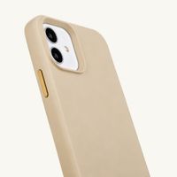 Selencia Coque arrière Rivièra avec MagSafe avec crochets amovibles iPhone 12 / 12 Pro - Milky Latte