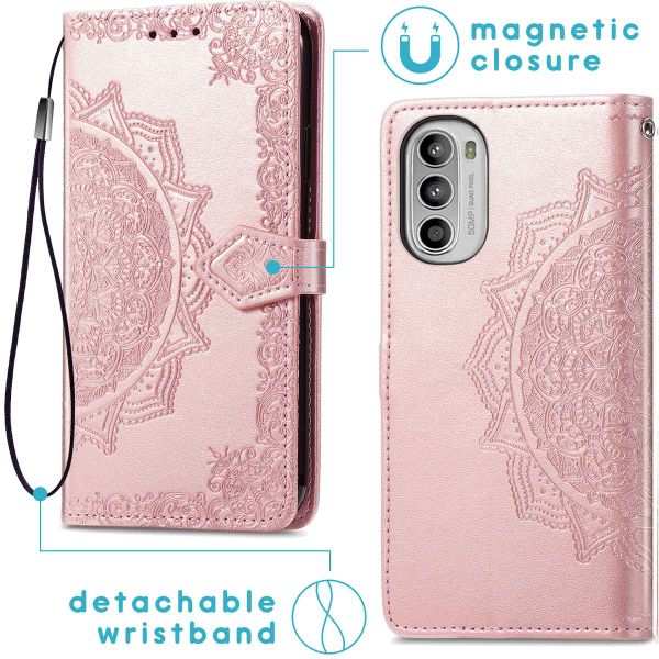 imoshion Etui de télephone Mandala Sony Xperia 10 IV - Rose Doré
