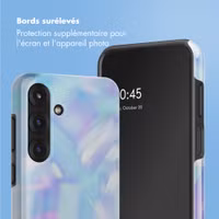 Selencia Coque arrière Vivid Samsung Galaxy S25 - Holographic Blue Dream