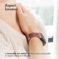 imoshion Bracelet magnétique milanais Fitbit Alta (HR) - Taille S - Rose
