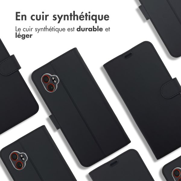 Accezz Étui de télephone Wallet Samsung Galaxy Xcover 7 Pro - Noir