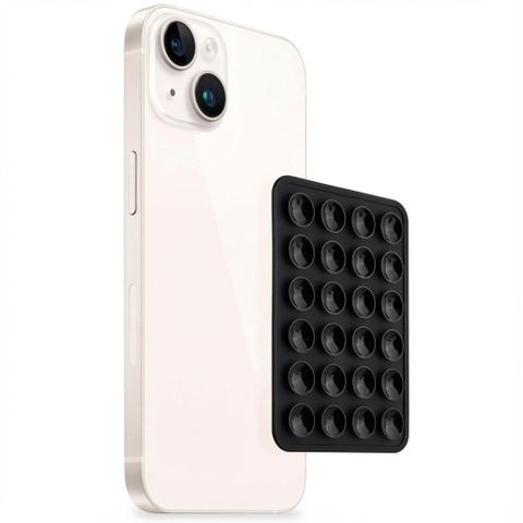 Selencia Pack de 2 Supports de téléphone à ventouse - Noir