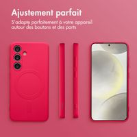 imoshion Coque Couleur avec MagSafe Samsung Galaxy S24 - Neon Pink