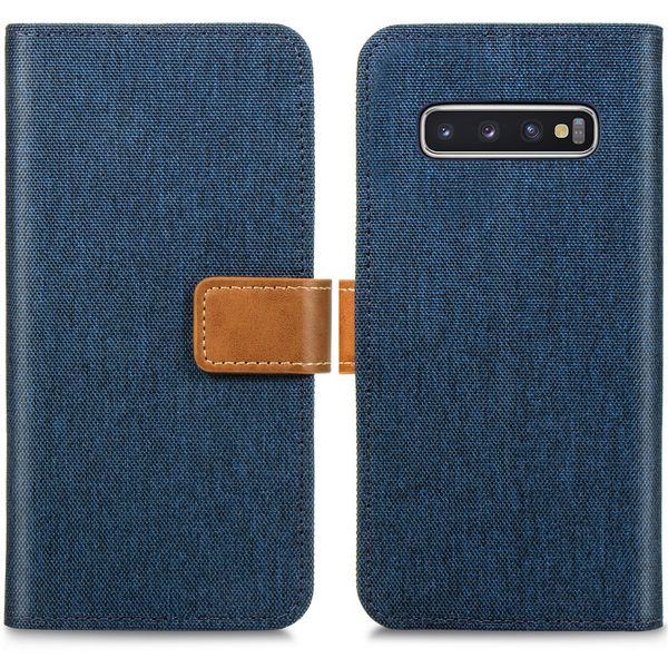 imoshion Étui de téléphone portefeuille Canvas Luxe Galaxy S10