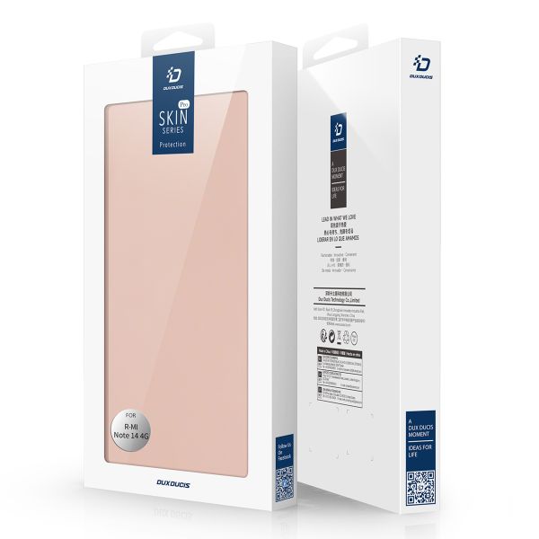 Dux Ducis Étui de télephone Slim Xiaomi Redmi Note 14 (4G) - Rose Doré