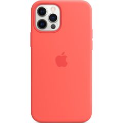 Apple Coque en silicone MagSafe Apple iPhone 12 (Pro) - Pink Citrus