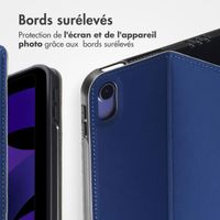 Accezz Coque tablette Classic Apple iPad Mini 7 (2024) / iPad Mini 6 (2021) - Bleu foncé