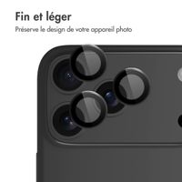imoshion Protection d'objectif d'appareil photo (pack de 2) Apple iPhone 17 Pro / 17 Pro Max - Noir