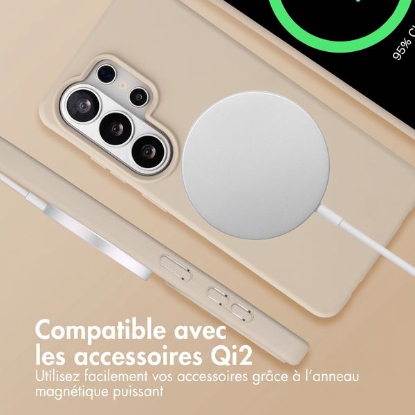 imoshion Coque arrière Color avec cordon amovible et MagSafe Samsung Galaxy S26 Ultra - Nude
