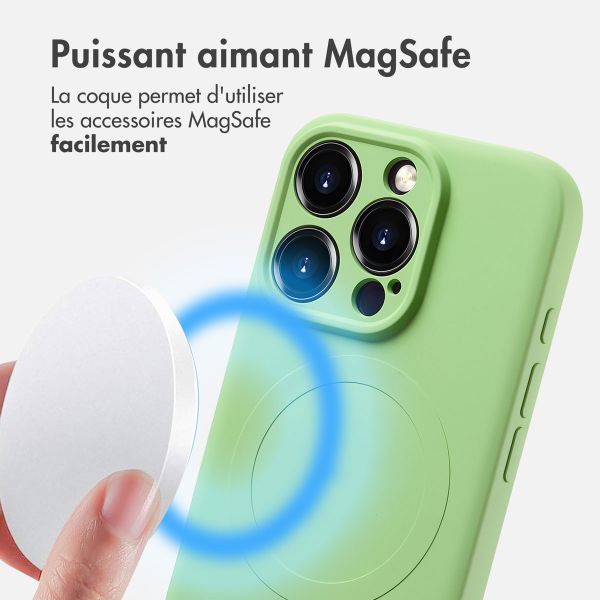 imoshion Coque Couleur avec MagSafe Apple iPhone 16 Pro Max - Vert
