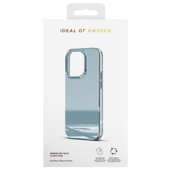 iDeal of Sweden Coque arrière Mirror Apple iPhone 14 Pro - Sky Blue