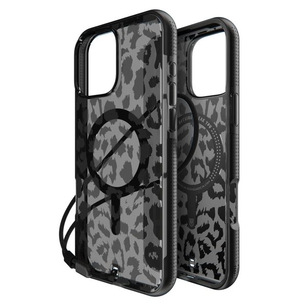 BodyGuardz Coque Ace Pro MagSafe iPhone 16 Pro Max - Black Leopard