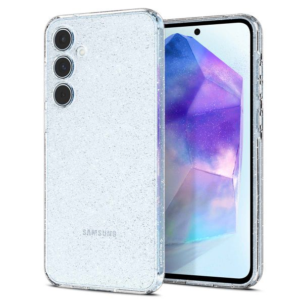 Spigen Coque Liquid Crystal Samsung Galaxy A55 - Glitter Crystal Quartz