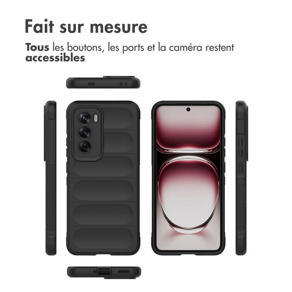 imoshion Coque arrière EasyGrip Oppo Reno 12 Pro - Noir