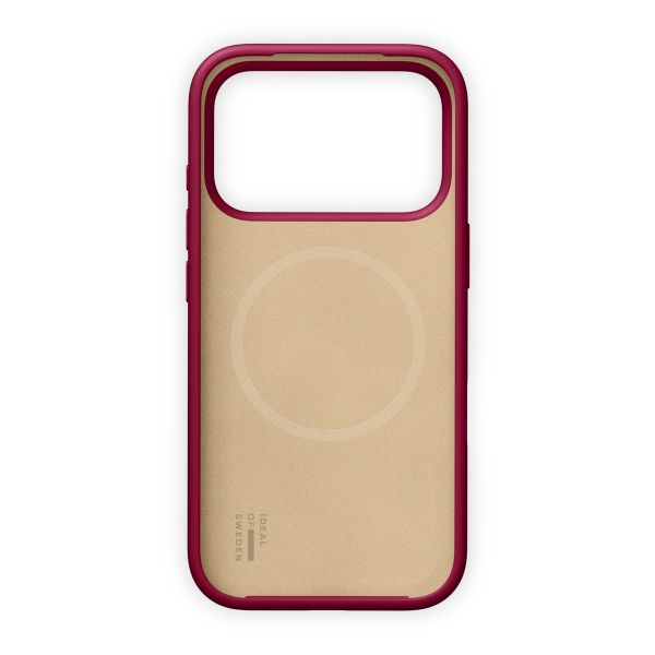 iDeal of Sweden Coque en silicone avec MagSafe Apple iPhone 17 Pro Max - Cranberry