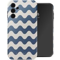 Selencia Coque arrière Vivid Tough Samsung Galaxy A15 - Wave Vibes Classic Blue