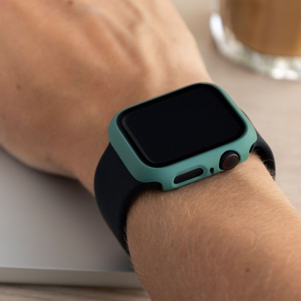 imoshion Coque rigide à couverture complète Apple Watch 4 / 5 / 6 / SE - 44 mm - Vert foncé