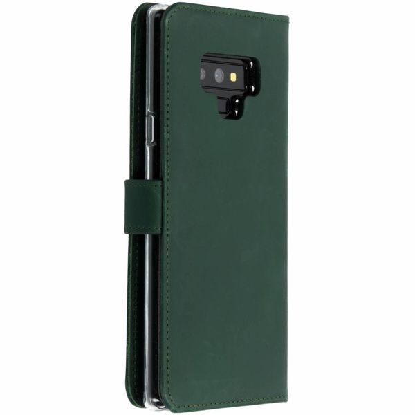 Selencia Étui de téléphone portefeuille en cuir véritable Samsung Galaxy Note 9