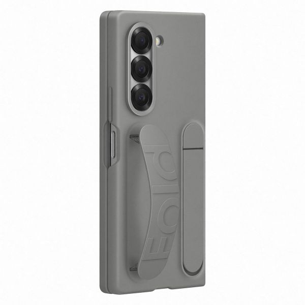 Samsung Original Coque en silicone avec support et dragonne Samsung Galaxy Z Fold 6 - Gray