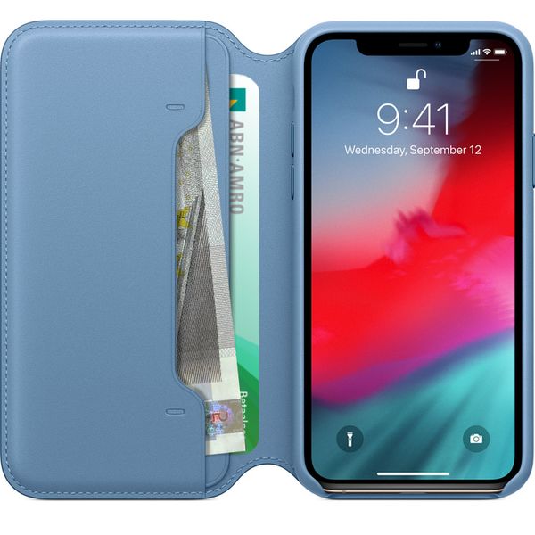 Apple Étui de téléphone Leather Folio iPhone X / Xs