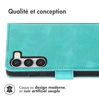 imoshion Etui de télephone portefeuille avec cordon Samsung Galaxy S23 - Turquoise