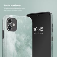 Selencia Coque arrière Vivid Tough iPhone 11 - Marble Grayed Jade