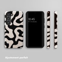 Selencia Coque arrière Vivid Samsung Galaxy S23 - Art Wave Black