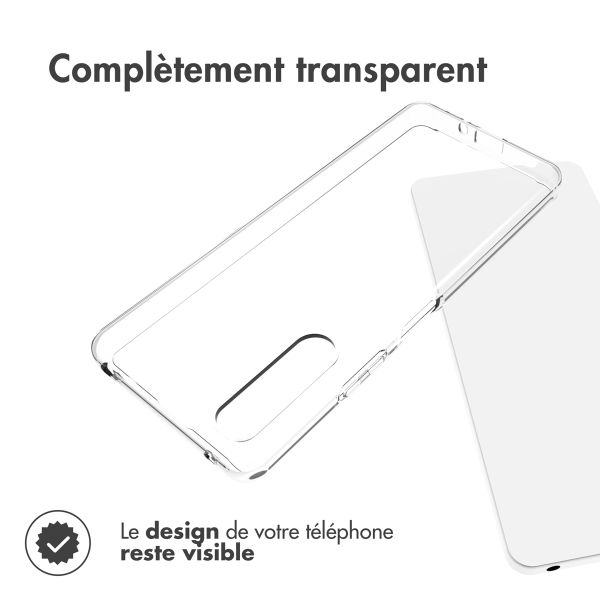 Accezz Coque Clear Sony Xperia 10 IV - Transparent