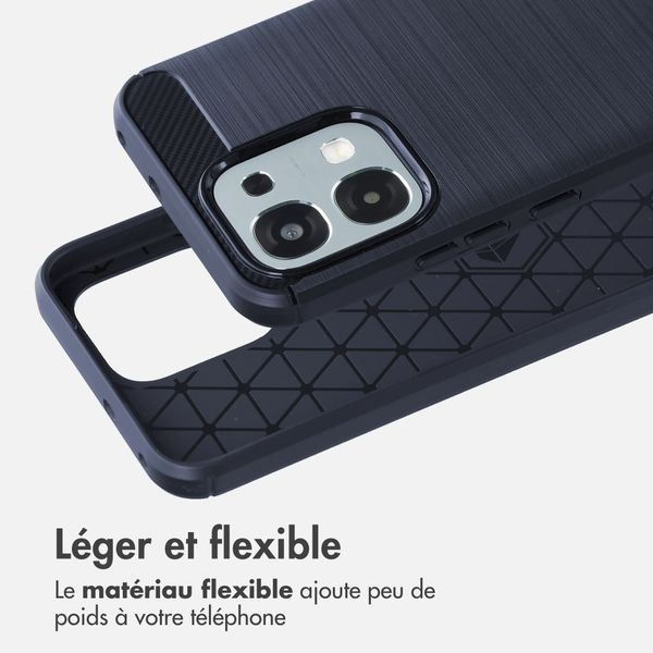 imoshion Coque Brushed Oppo A6 Pro (5G) - Bleu foncé