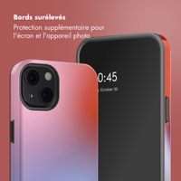 Selencia Coque arrière Vivid avec MagSafe Apple iPhone 13 - Gradient Soft Blush