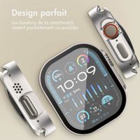 imoshion Coque rigide à couverture complète Apple Watch Ultra / Ultra 2 / Ultra 3 - 49 mm - Lumière stellaire