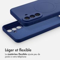 imoshion Coque Couleur avec MagSafe Samsung Galaxy A37 (5G) - Royal Blue