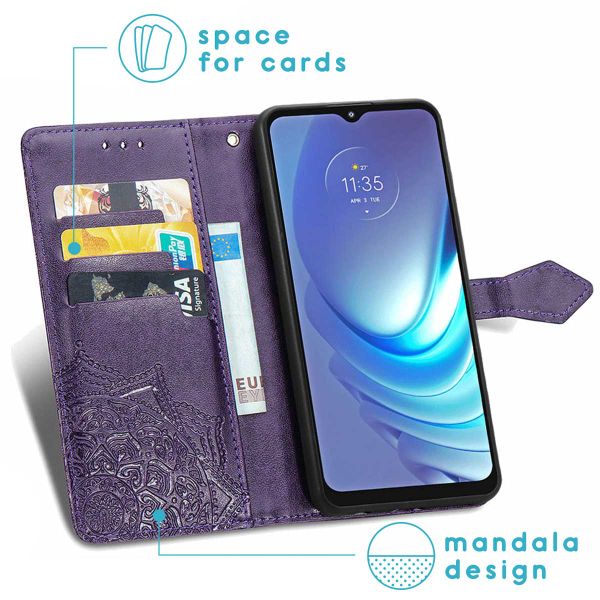 imoshion Etui de téléphone portefeuille Motorola Moto G50 - Violet