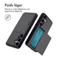 imoshion Coque arrière avec porte-cartes Samsung Galaxy S24 FE - Noir