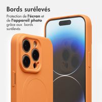 imoshion Coque Couleur avec MagSafe Apple iPhone 14 Pro - Neon Orange