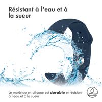 imoshion Bracelet sport en silicone  - Connexion universelle 18 mm - Bleu foncé