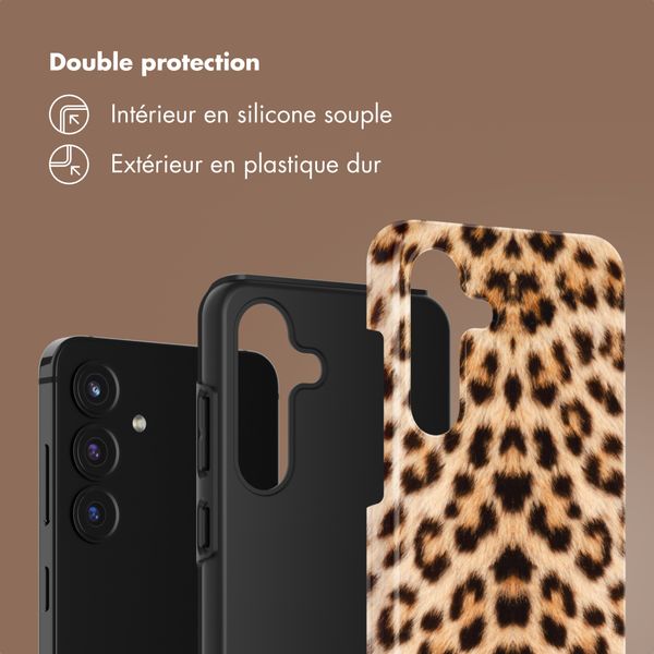 Selencia Coque arrière Vivid Samsung Galaxy S25 FE - Wild Leo