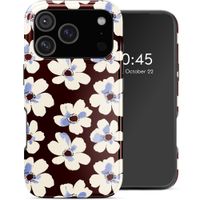 Selencia Coque arrière Vivid avec MagSafe Apple iPhone 17 Pro - Choco Flower Pop