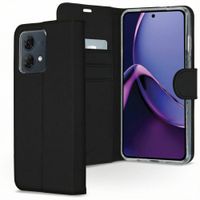 Accezz Étui de télephone Wallet Motorola Moto G84 - Noir