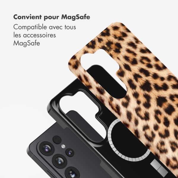 Selencia Coque arrière Vivid avec MagSafe Samsung Galaxy S26 Ultra - Wild Leo