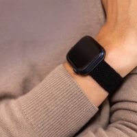 imoshion Bracelet tissé en nylon Apple Watch Series 1 á 11 / SE / Ultra (44/45/46/49 mm) - Noir